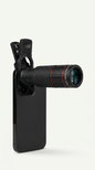 This HD mobile telephoto lens is a high-definition model designed to capture stunning detail at a distance. Featuring a powerful x32 photo lens