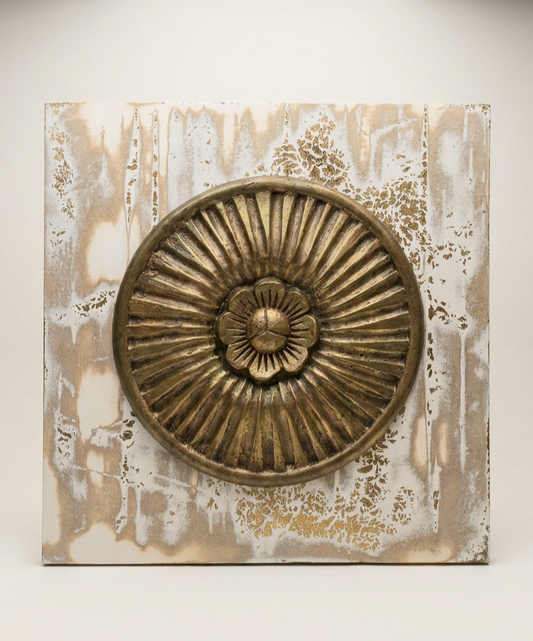 Antique Rosette Wall Decor