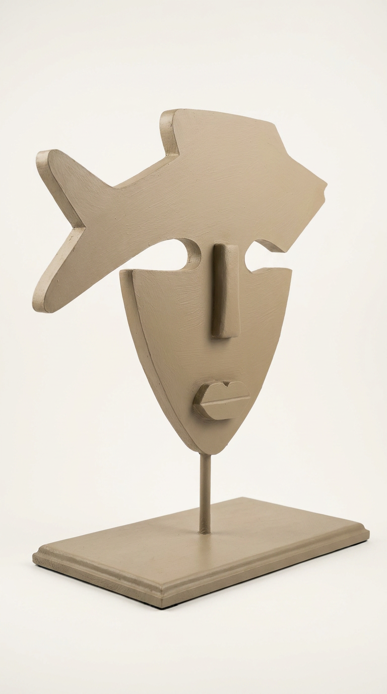This unique wooden art piece is a true statement of individuality, designed to accentuate and elevate any living space.