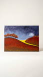 Capture the serene beauty of autumn with this textured acrylic artwork. Warm tones and rolling hills bring seasonal charm to any space, making it a standout piece for both modern and classic décor.