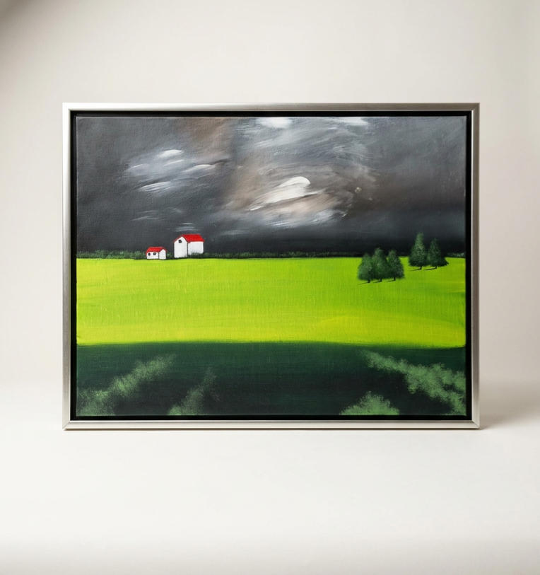 Green Valley – 30x40 Acrylic Painting