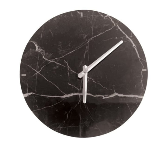 This marble-looking house clock is a sleek fusion of modern design and timeless appeal. Its smooth stone-like finish brings a touch of sophistication to any space, while the minimalist form ensures it complements both contemporary and classic interiors. 300mm