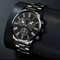 Designed for performance and style, this gent’s quartz sports watch combines durability with a sleek aesthetic. Featuring a reliable quartz movement, it ensures precise timekeeping for active lifestyles. The bold design is complemented by a sturdy stainless-steel band, available in dynamic black finishes. With a band length of 15cm, band width of 2.0cm, and a dial diameter of 4.2cm, it offers a comfortable fit while maintaining a bold presence on the wrist. 