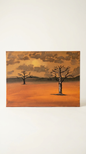This mixed medium 30 x 40 oil and acrylic painting of the Namib Desert capture the vast beauty of one of the world’s most striking landscapes