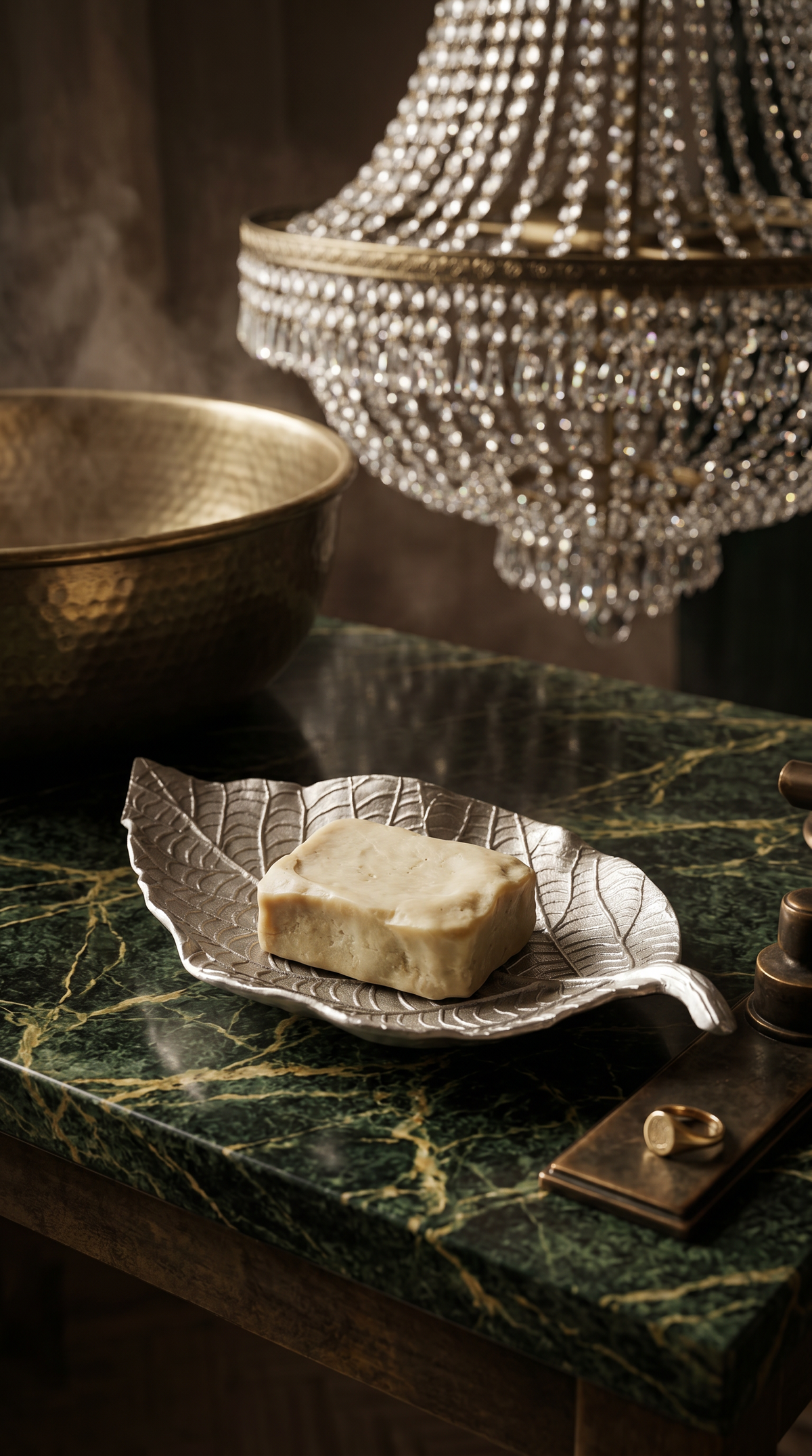 This beautifully crafted multipurpose leaf-shaped dish is available in silver. Made from Resin. Measuring 23 x13 cm
