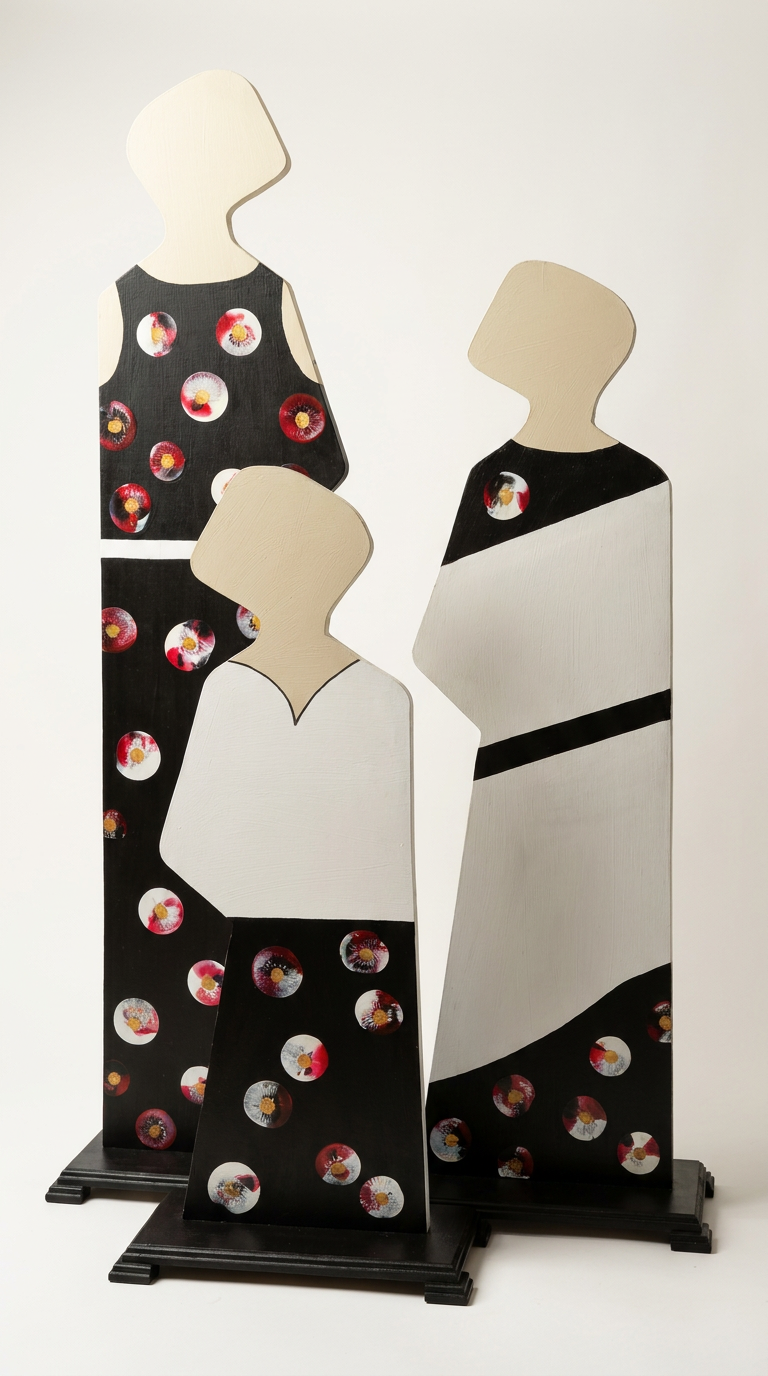 These exclusive wooden art pieces are a celebration of individuality and craftsmanship, designed to captivate from every angle. Each creation is versatile and intentionally different front to back, offering a dynamic experience that changes as you move around it.