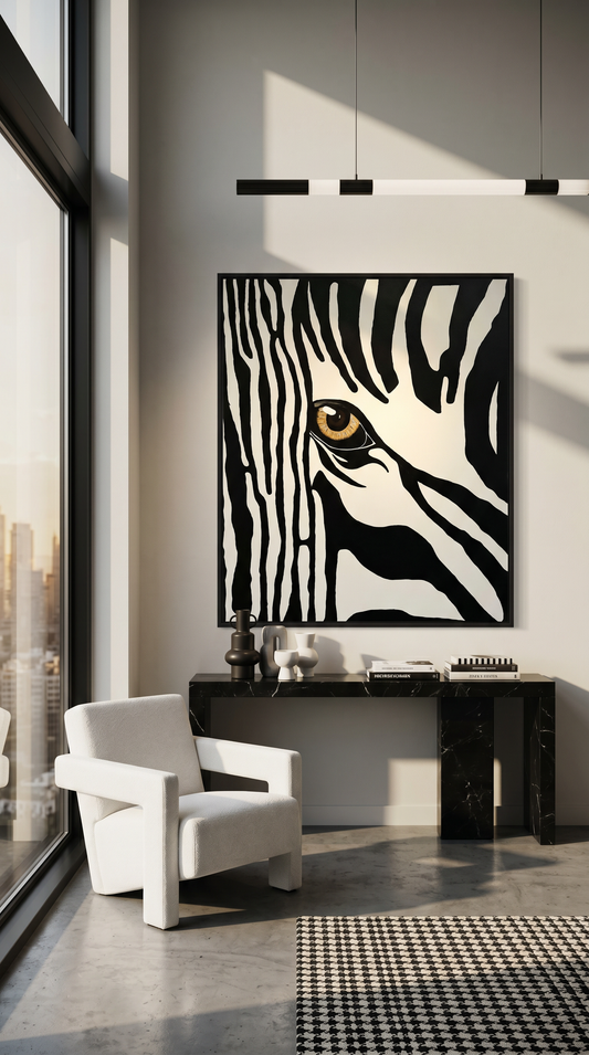 Rhythm in Lines- Acrylic Painting